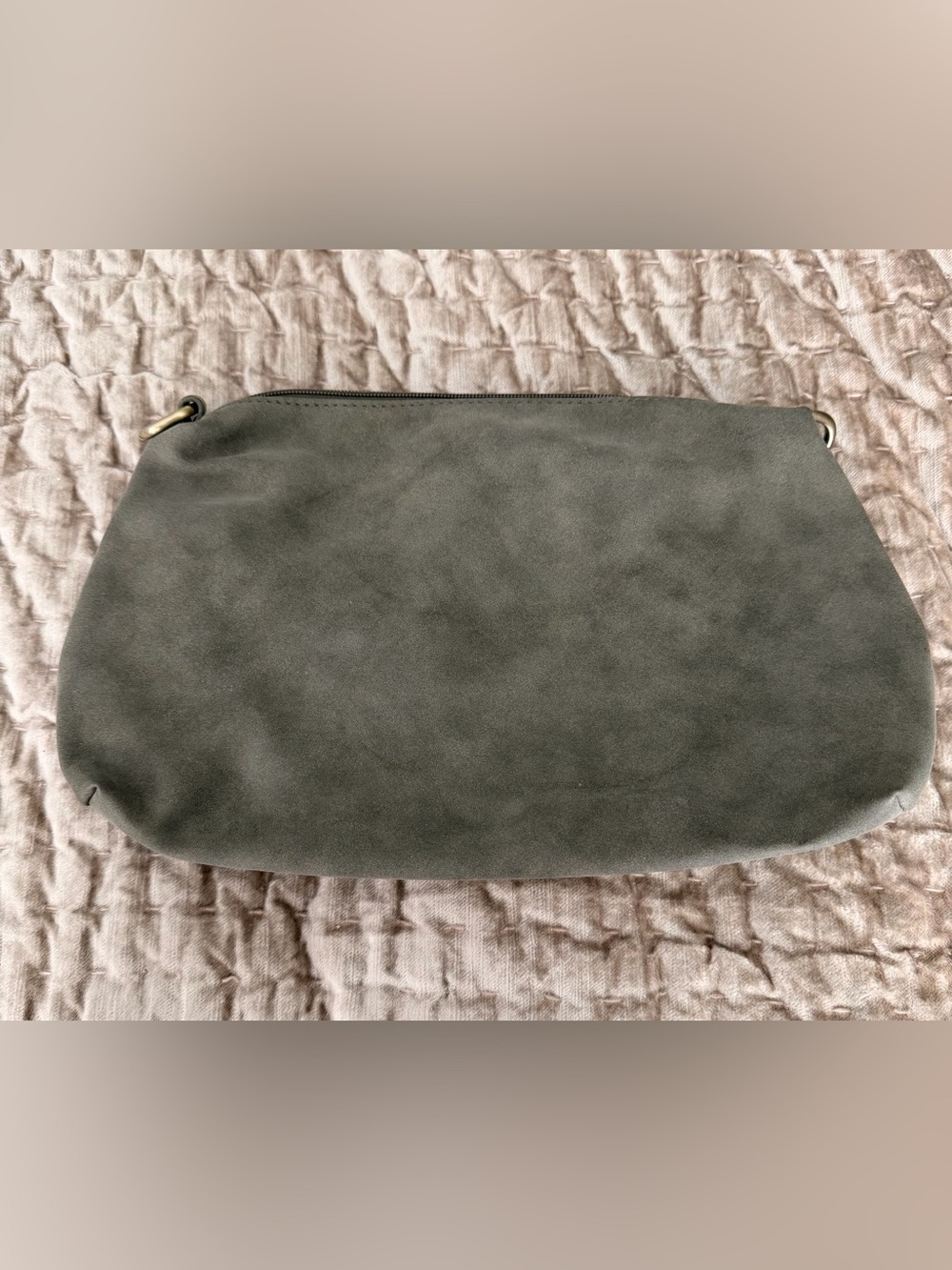 NWOT Joy Susan Faux Suede Crossbody in Olive